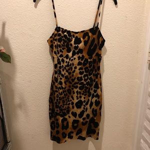 LEOPARD MINI DRESS